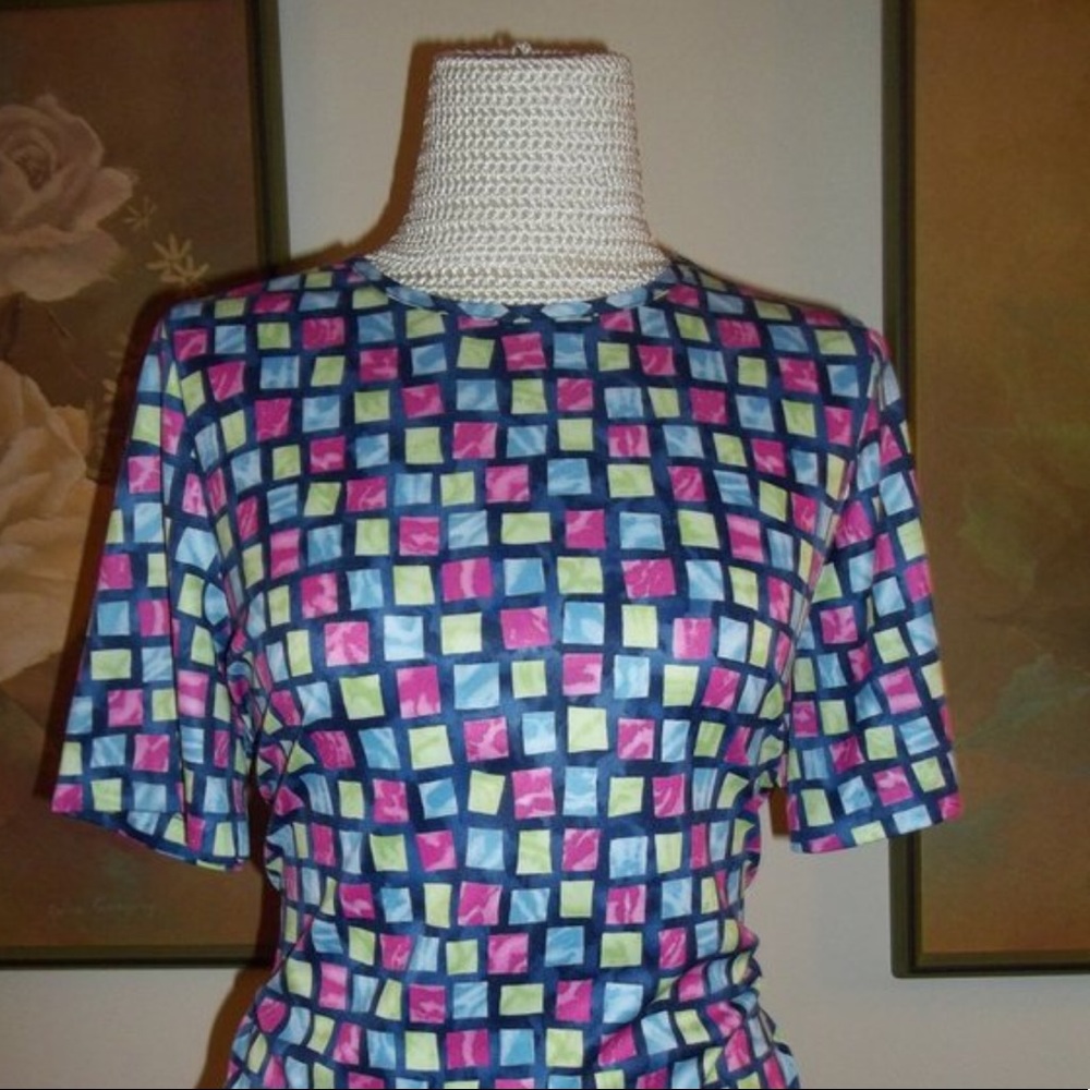 Vintage color blocked shirt